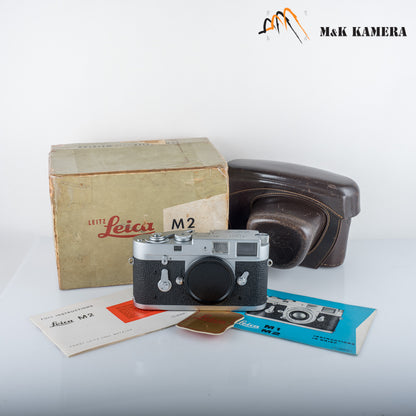 Leica M2 Silver Film Rangefinder Camera #23907