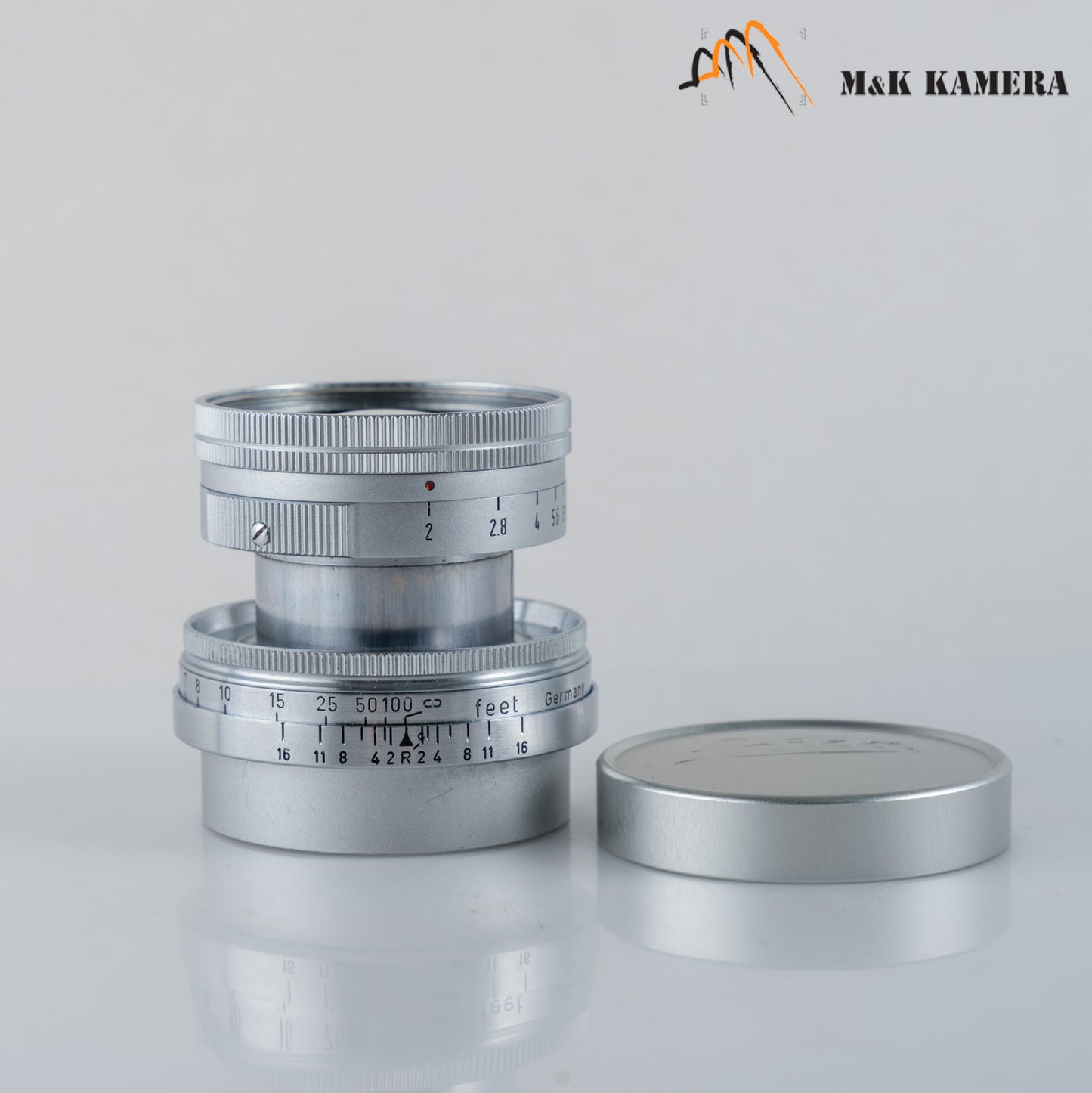 LEITZ Leica Summicron L39 50mm/F2.0 Silver Lens Yr.1955 LTM Germany #88743