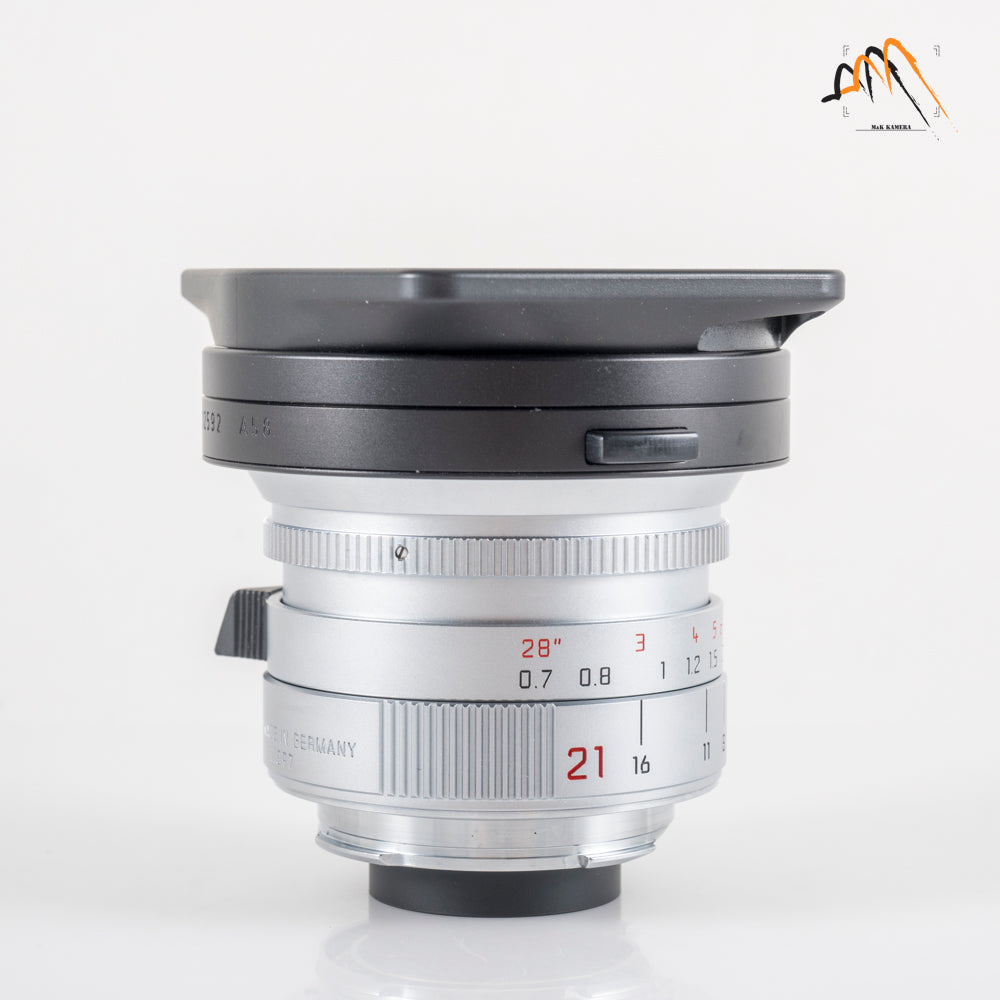 Leica Elmarit-M 21mm/F2.8 ASPH Silver Lens Yr.1998 Germany 11897 #11865