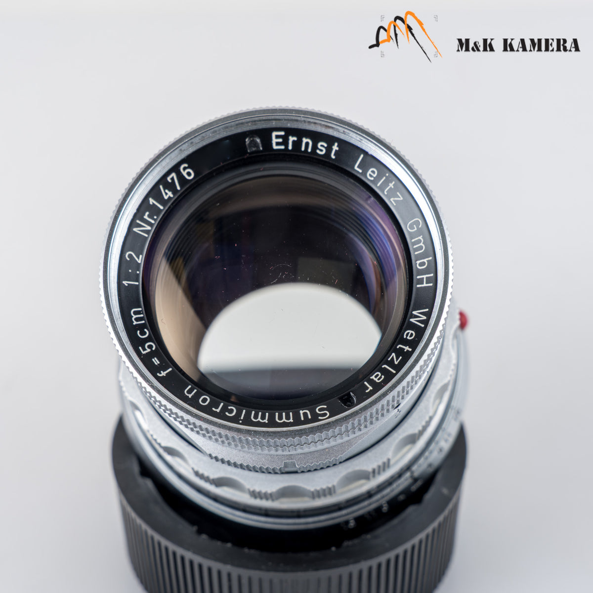 LEITZ Leica Summicron M 50mm/F2.0 Rigid V2 Ver.II Lens Yr.1957 Germany #24017