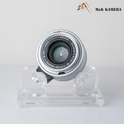 Leica Summicron-M 35mm/F2.0 ASPH Silver Lens Germany 11882 #24035