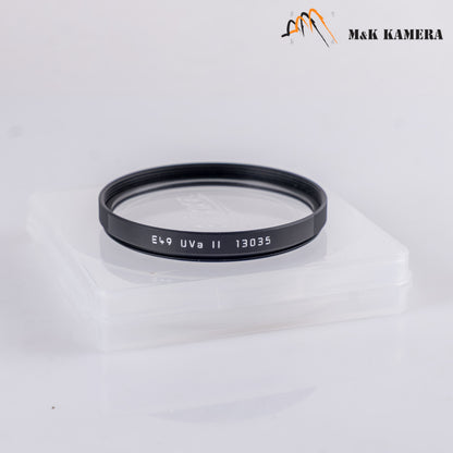 Leica E49 UVa ll Black 13035 Filter boxed #12115