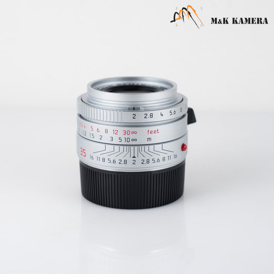 Leica Summicron-M 35mm/F2.0 ASPH Silver Lens Germany 11882 #24035