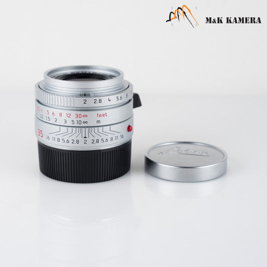 Leica Summicron-M 35mm/F2.0 ASPH Silver Lens Germany 11882 #24035