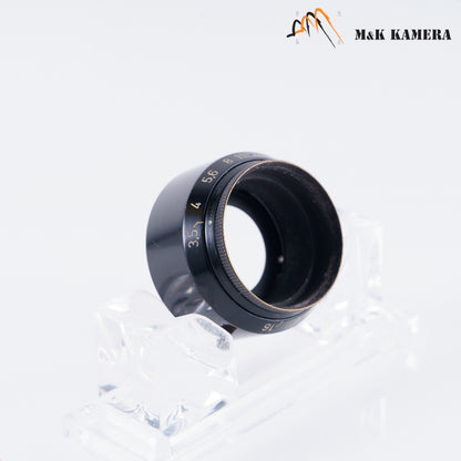 Leica VALOO Black Paint Hood for Elmar 5cm / aperture control #10283