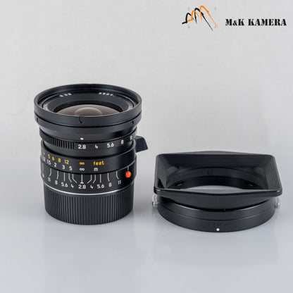 Leica Elmarit-M 24mm/F2.8 ASPH Black 6 bit coded 11878 #24014