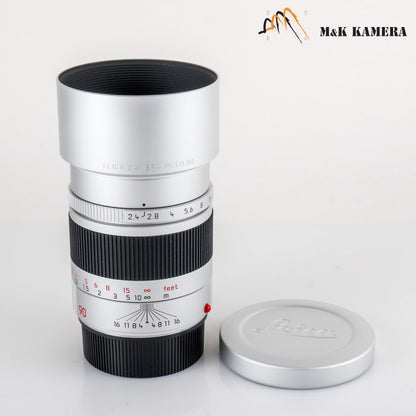 Leica Summarit-M 90mm/F2.4 Silver Lens Germany 11685 #11828