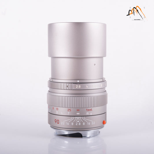 Leica Elmarit-M 90mm/F2.8 E46 Ver.II V2/ Rare Titanium Lens Yr.1996 Germany 11899 #11359