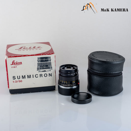 Leica Summicron M 50mm/F2.0 Ver.III V3/ High Leg boxed #88916