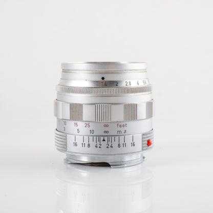 Leica Summilux M 50mm/F1.4 Ver.II Silver Rare #11943