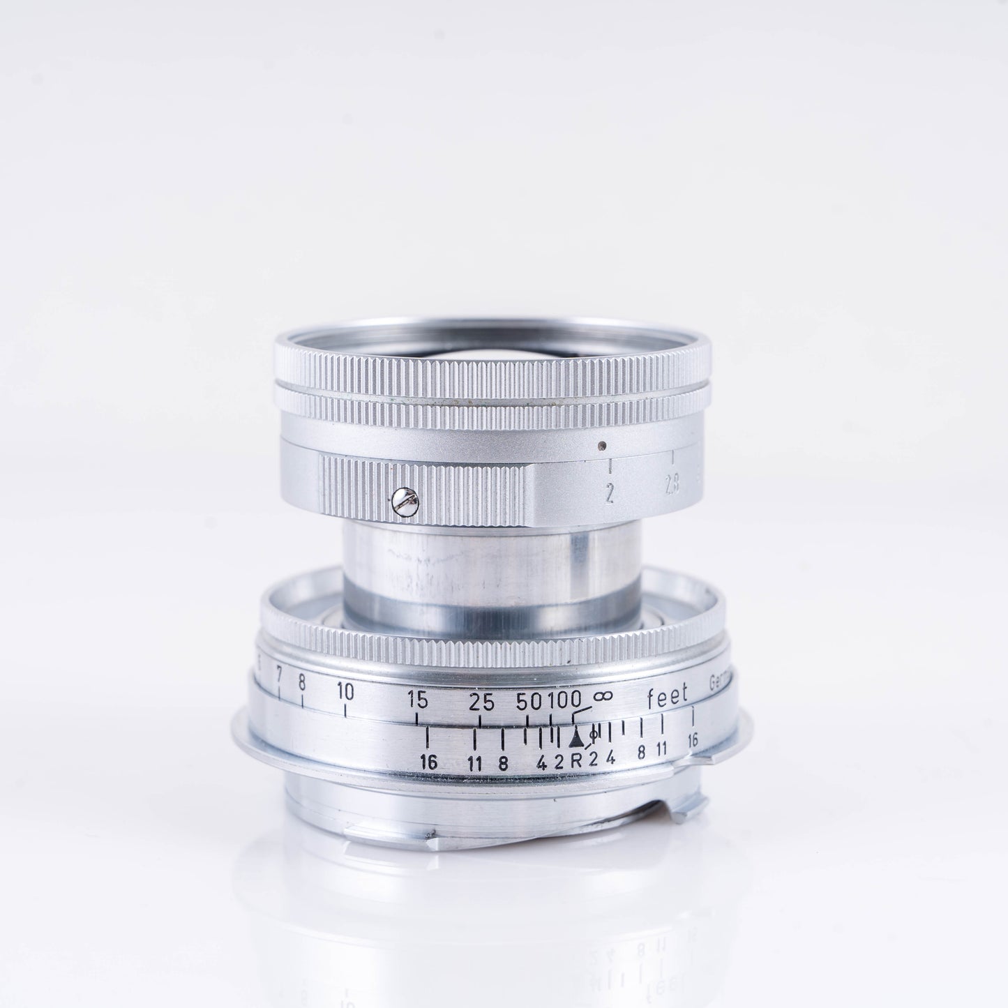 LEITZ Leica Summicron L39 50mm/F2.0 Silver Lens Yr.1955 LTM Germany #10954