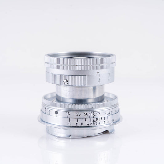 LEITZ Leica Summicron L39 50mm/F2.0 Silver Lens Yr.1955 LTM Germany #10954