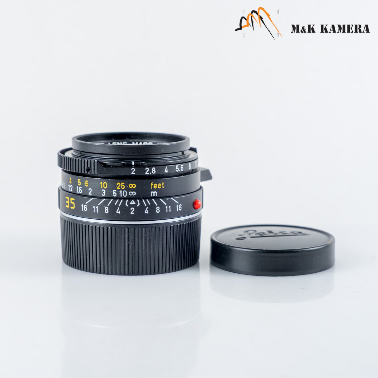 Leica  Summicron-M 35mm/F2.0 Ver.4 7 Elements Black Lens Canada #88746