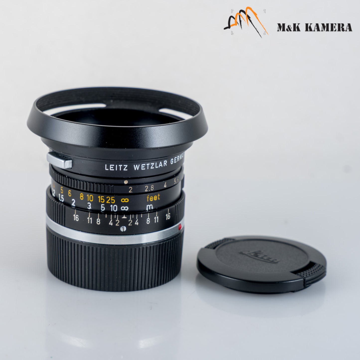LEITZ Leica Summicron-M 35mm/F2.0 E39 6E/ Elements Lens Yr.1974 Canada #23942