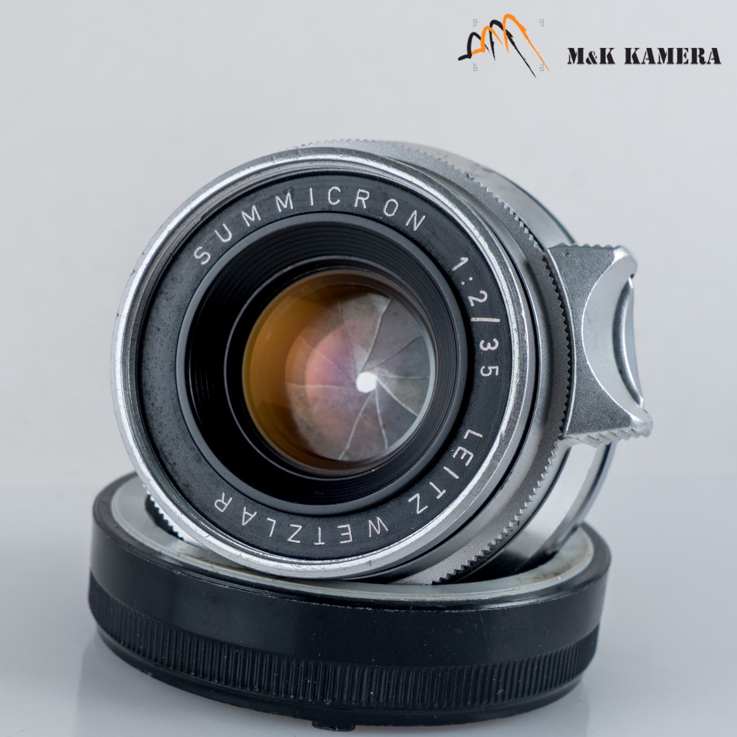 LEITZ Leica Summicron-M 35mm/F2.0 Ver.I 8 Elements Lens Yr.1958 Germany #12074