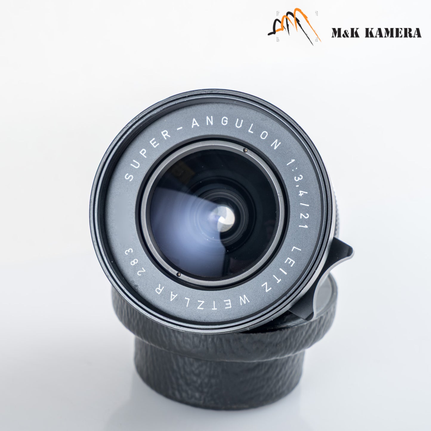 LEITZ Leica Super-Angulon M 21mm/F3.4 Ser.VII Black Lens Yr.1977 Germany #23898