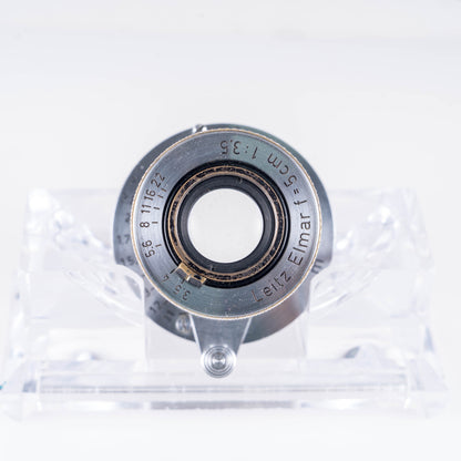 LEITZ Leica Elmar L39 50mm/F3.5 Lens Yr.1952 LTM Germany #11039