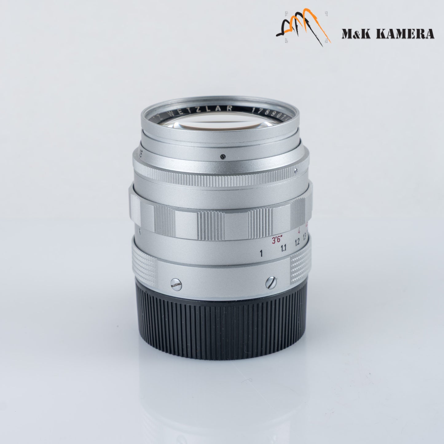 LEITZ Leica Summilux M 50mm/F1.4 Ver.I Silver Lens Yr.1960 Germany 11114 #23700