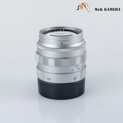 LEITZ Leica Summilux M 50mm/F1.4 Ver.I Silver Lens Yr.1960 Germany 11114 #23700