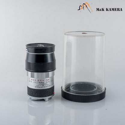 LEITZ Leica Elmarit M 90mm/F2.8 Silver Lens Yr.1965 Germany #88749