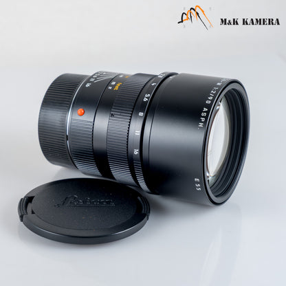 Leica APO-Summicron-M 90mm/F2.0 ASPH 11884 Black Lens Yr.1999 Germany 11884 #12058