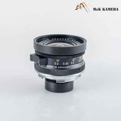 LEITZ Leica Super-Angulon M 21mm/F3.4 Ser.VII Black Lens Yr.1977 Germany #23898