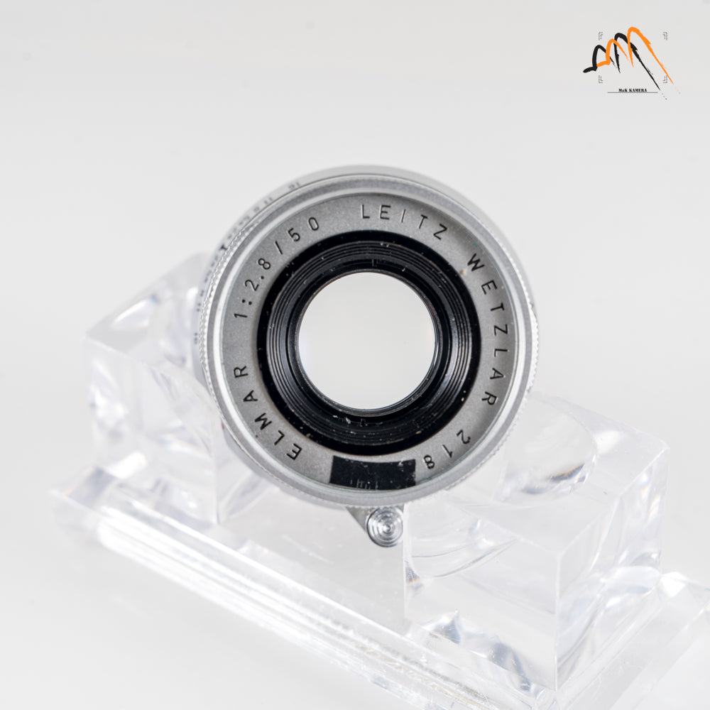 LEITZ Leica Elmar M 50mm/F2.8 Ver.I Silver Lens Yr.1966 Germany #11287
