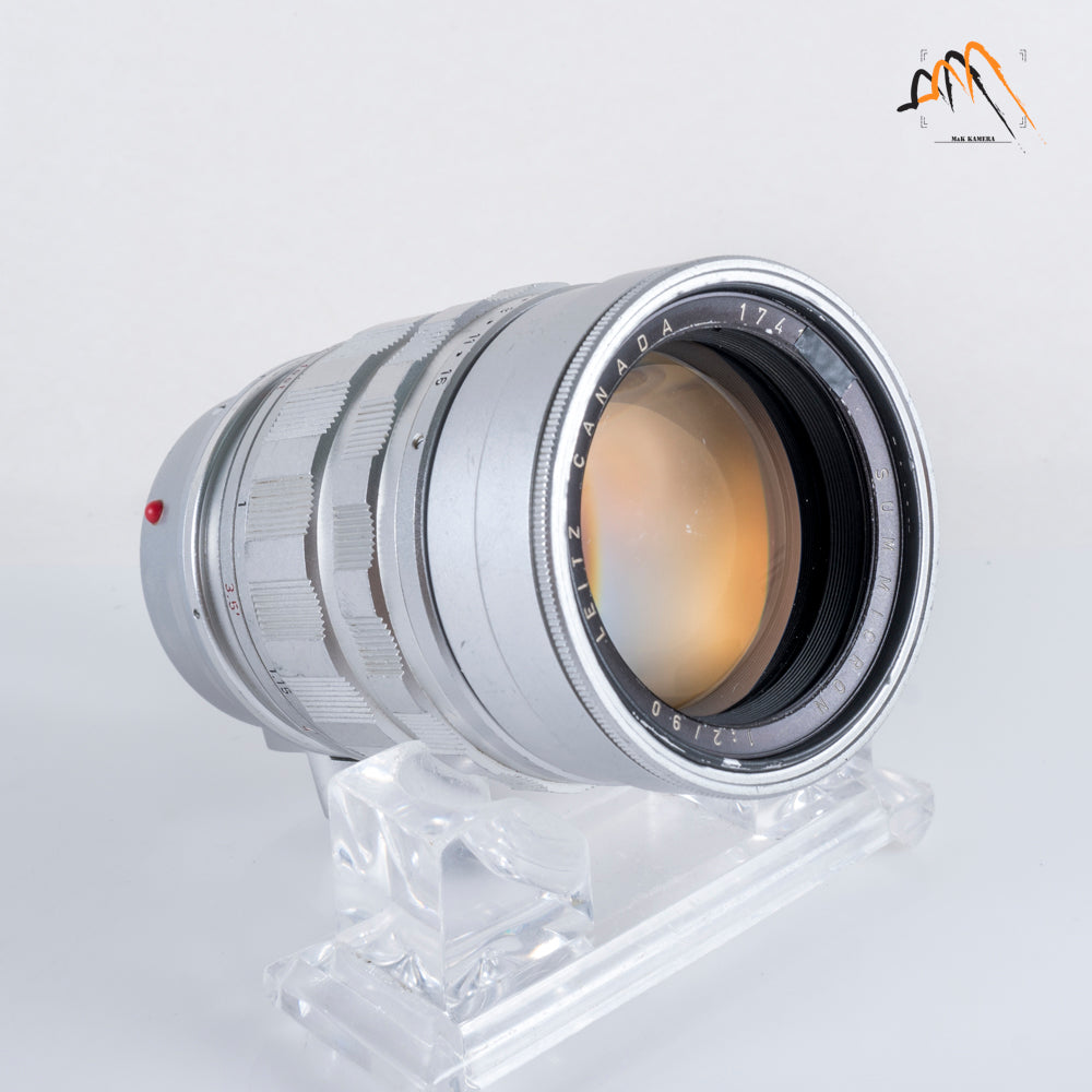  Leica Summicron L39 90mm/F2.0 Ver.I V1 Silver Lens #11543