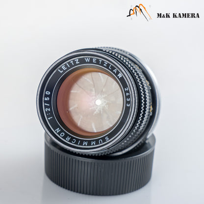 Leica Summicron M 50mm/F2.0 Ver.III V3/ High Leg Lens Yr.1970 Germany #23897