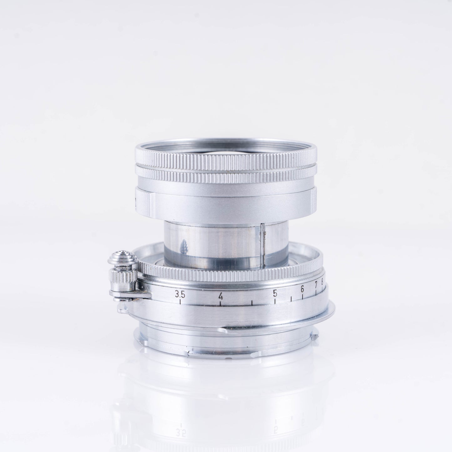 LEITZ Leica Summicron L39 50mm/F2.0 Silver Lens Yr.1955 LTM Germany #10954