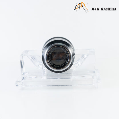 LEITZ Leica Elmar L39 105mm/F6.3 Mountain Elmar Black Paint Lens Yr.1933 LTM Germany #87784