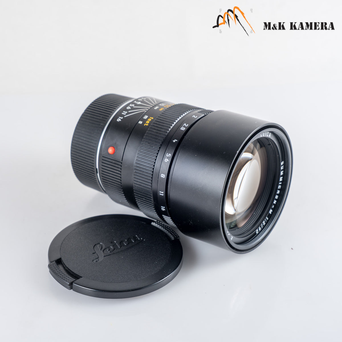 Leica Summicron-M 90mm/F2.0 E49 Rare Black Lens Yr.1992 Canada #24044