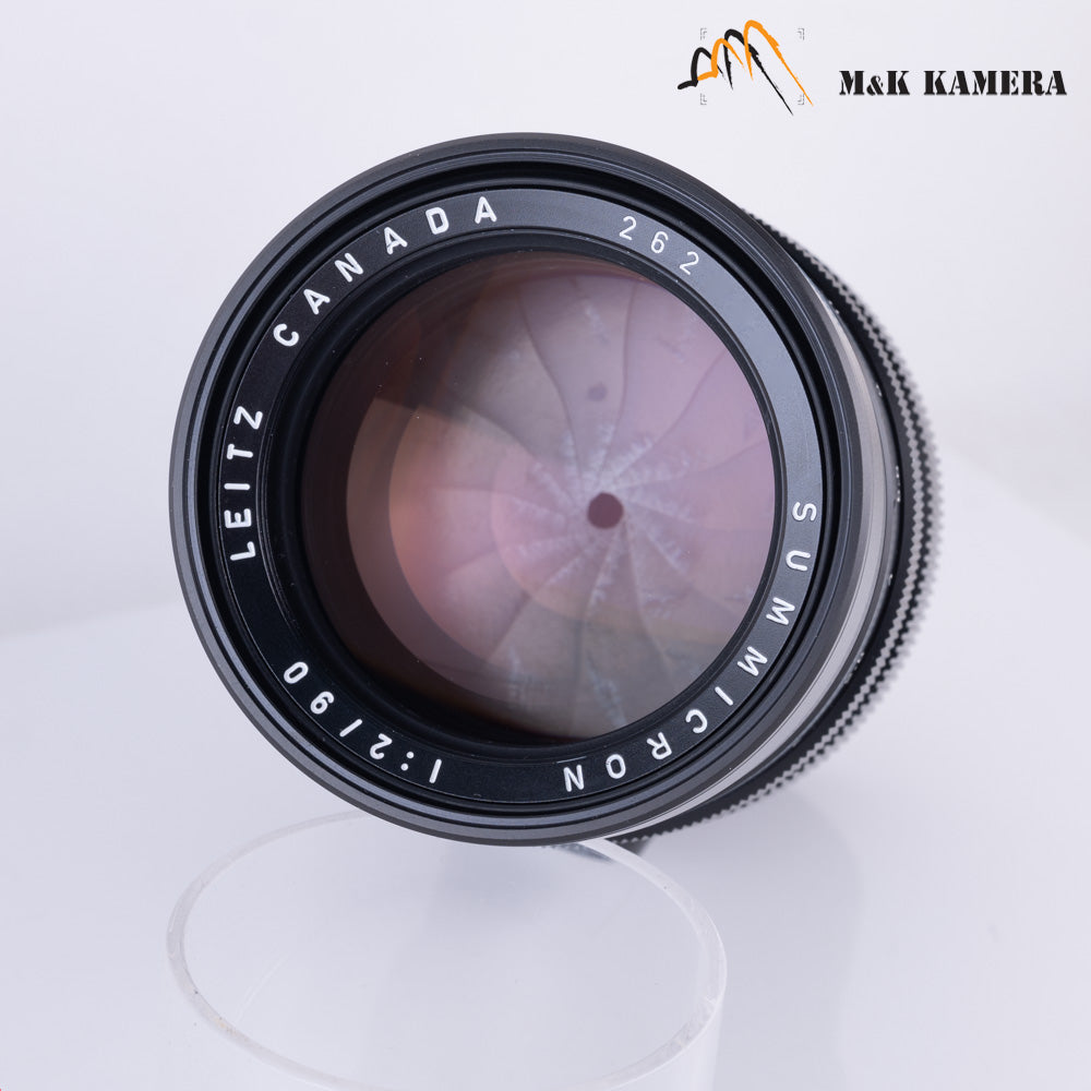 Leica Summicron M 90mm/F2.0 Ver.I V.1 Black Lens Canada #86756