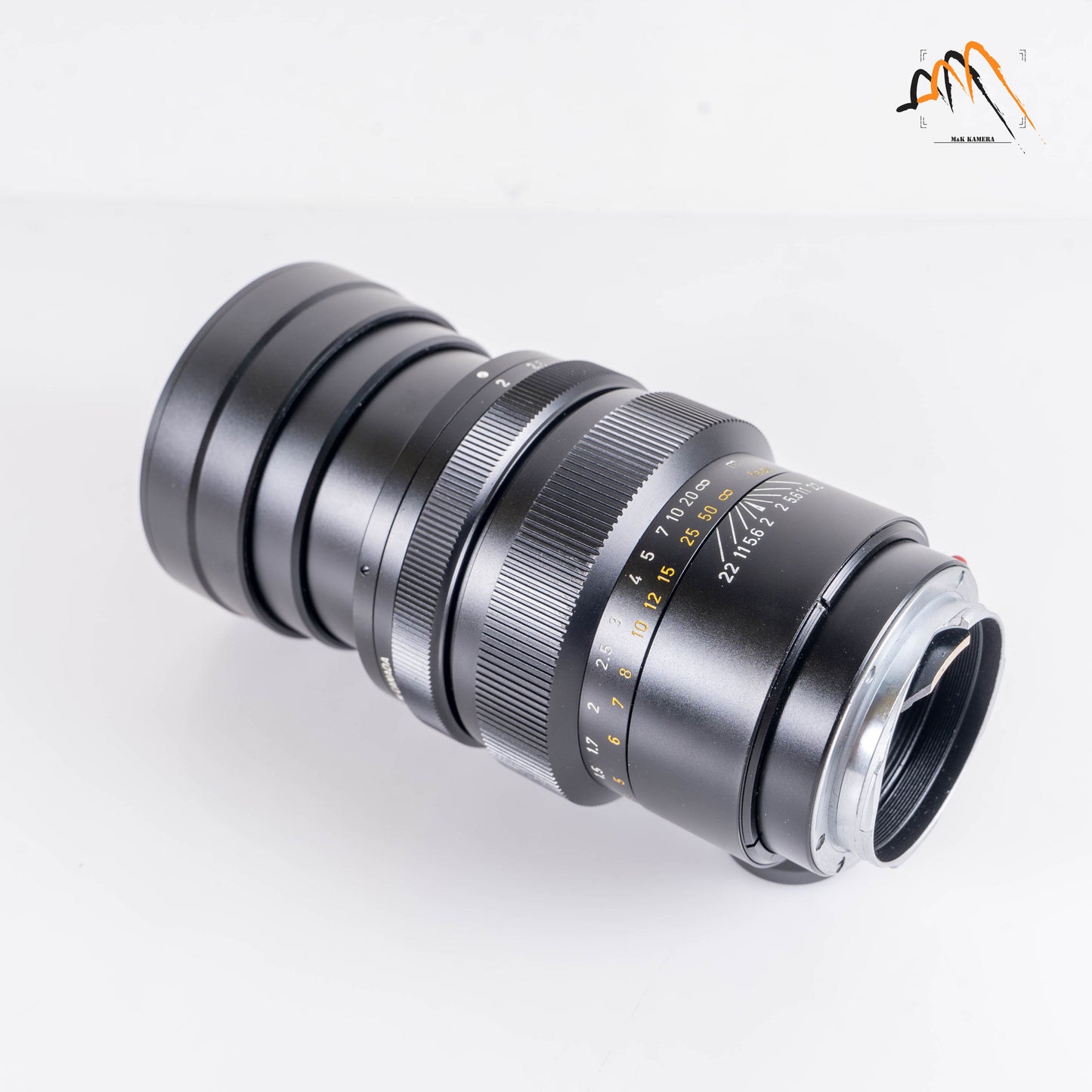 LEITZ Leica Summicron M 90mm/F2.0 Ver.I V.1 Black Lens Yr.1973 Canada #23460