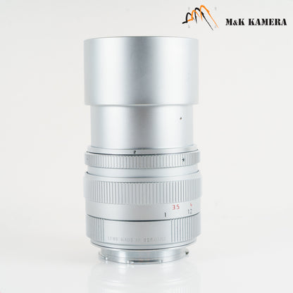 Leica Elmarit-M 90mm/F2.8 E46 Ver.II V2 Silver Lens Yr.1996 Germany 11808 #23298