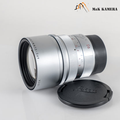Leica APO-Summicron-M 90mm/F2.0 ASPH Silver 6 bit boxed 11885 #22836