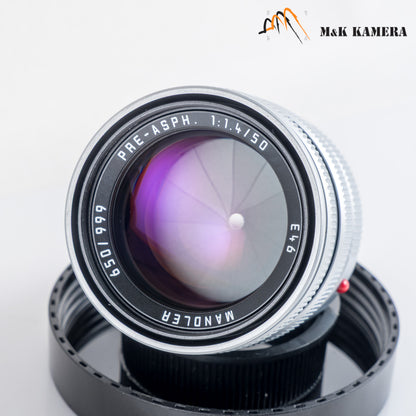 Mandler Brass Leica M mounted 50mm/F1.4 E46 Pre-Asph Lens China #88985