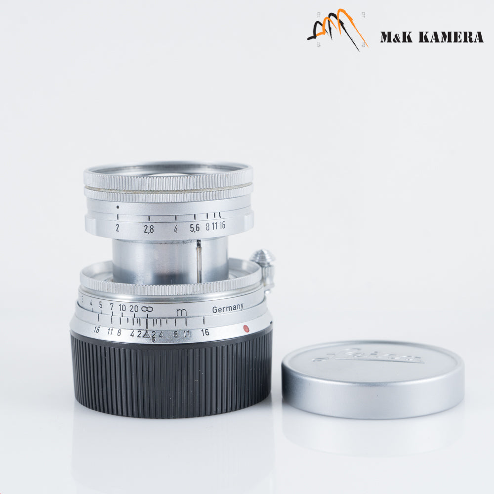 LEITZ Leica Summicron L39 50mm/F2.0 Radioactive Lens Yr.1953 LTM Germany #23149