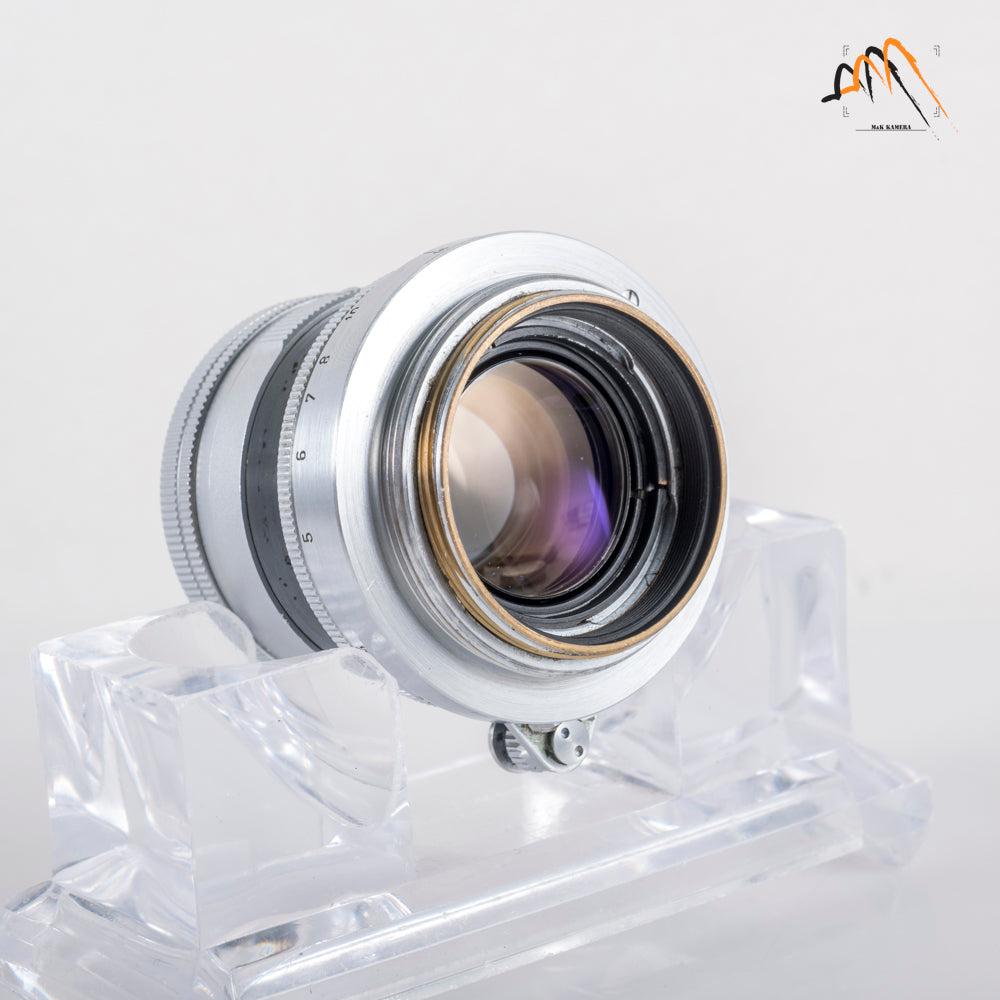 LEITZ Leica Summicron L39 50mm/F2.0 Silver Lens Yr.1955 LTM Germany #23712