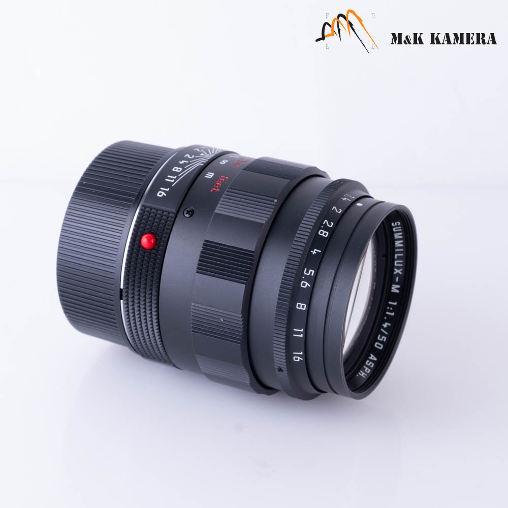Leica Summilux-M 50mm/F1.4 ASPH Black Chrome Lens Germany 11688
