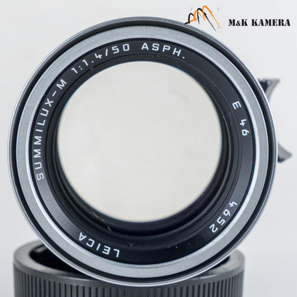 Leica Summilux-M 50mm/F1.4 E46 ASPH Silver 6 bit boxed 11892 #23887