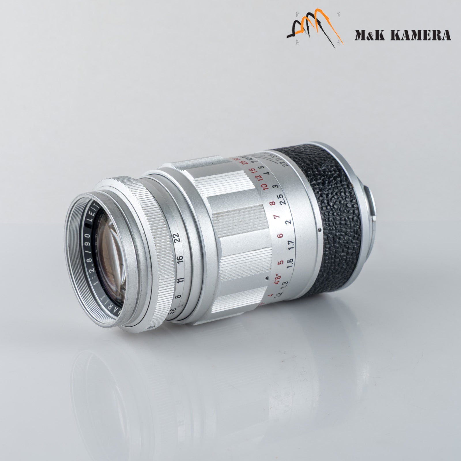 LEITZ Leica Elmarit M 90mm/F2.8 Silver Lens Yr.1965 Germany #88749