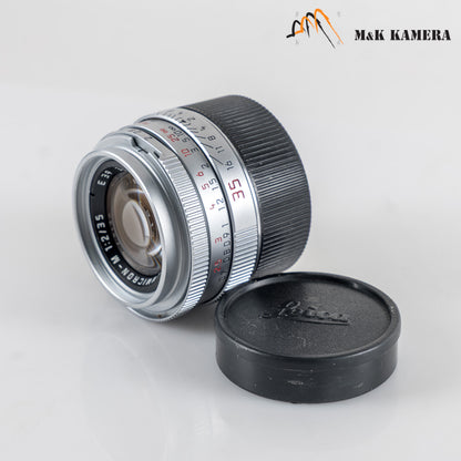 Leica Summicron-M 35mm/F2.0 Ver.4 7 Elements Rare Silver Lens Yr.1995 Germany 11311 #88694