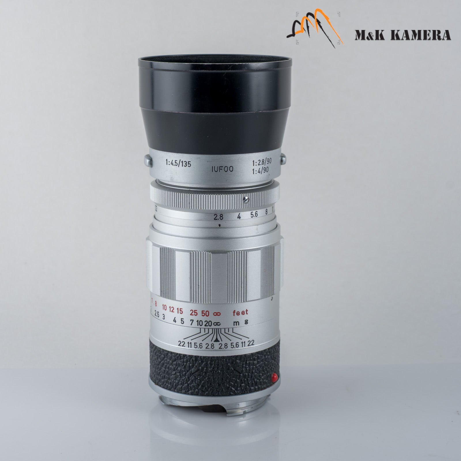 LEITZ Leica Elmarit M 90mm/F2.8 Silver Lens Yr.1965 Germany #88749