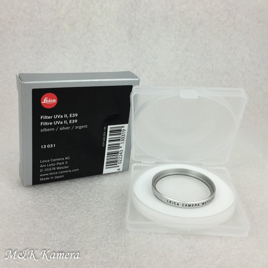 Brand New Leica E39 39mm UVa II Silver 13031 Filter #13031