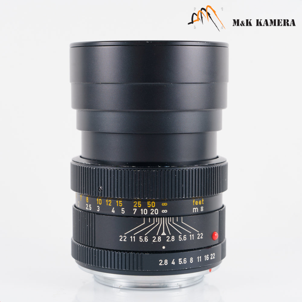 LEITZ Leica Elmarit-R 90mm/F2.8 Ver.I V1 Lens Yr.1978 Germany #22983