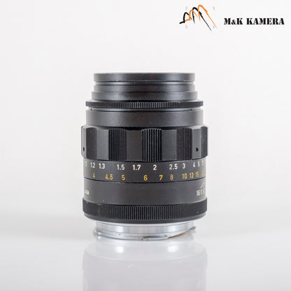 LEITZ Leica Tele-Elmarit M 90mm/F2.8 Ver.I V.1/ Fat Black Lens Yr.1971 Canada #11978