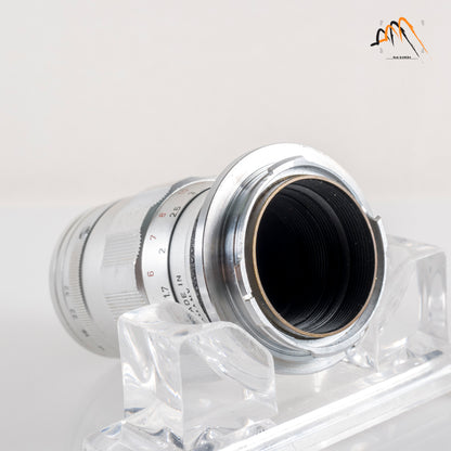 LEITZ Leica Elmar M 90mm/F4.0 E39 Ver.II V2/ 3 Elements Silver Lens Yr.1965 Germany 11830 #11546