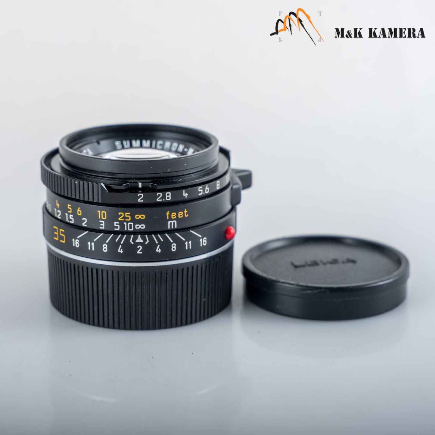 Leica Summicron-M 35mm/F2.0 Ver.4 7 Elements Black Lens Yr.1991 Germany 11310 #23951