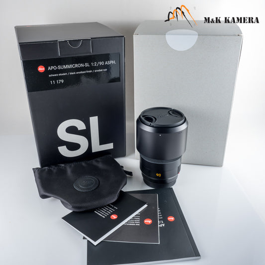 Leica APO-Summicron-SL 90mm/F2.0 ASPH Black Lens Germany 11179 #88922